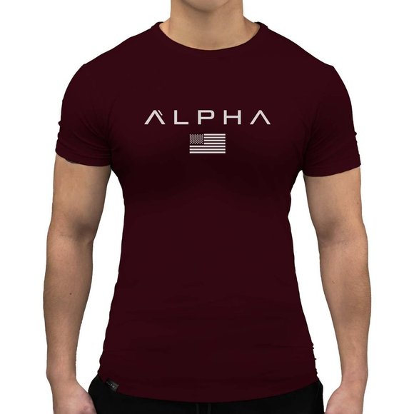 ALPHA red forge short sleeve tee - Picture 1 of 5